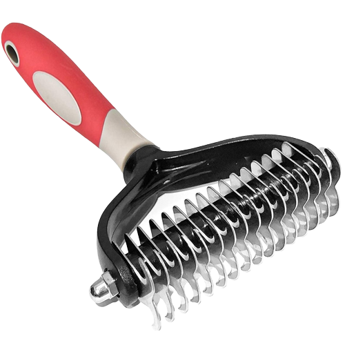 Pente De Aço Removedor De Pelos Dupla Face