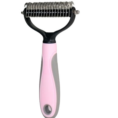 Pente De Aço Removedor De Pelos Dupla Face