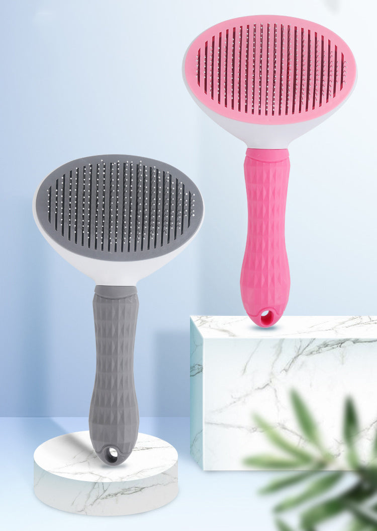 Slicker Brush Pente De Aço Removedor De Pelos