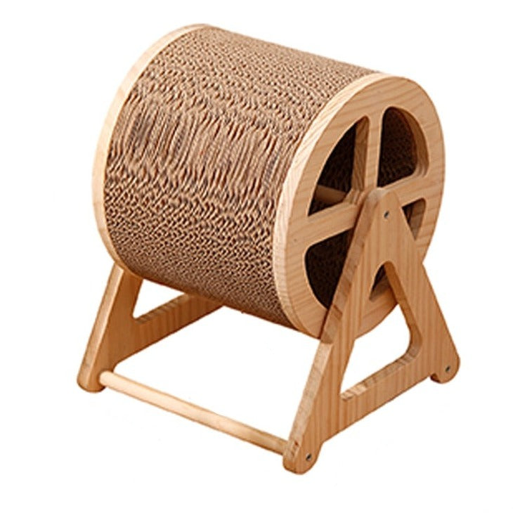 Arranhador de Madeira Giratório