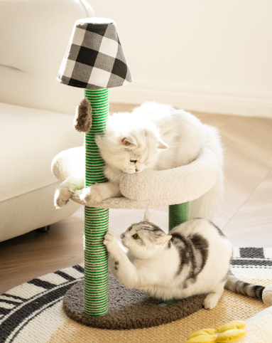 Arranhador 2 Andares Com Luminária